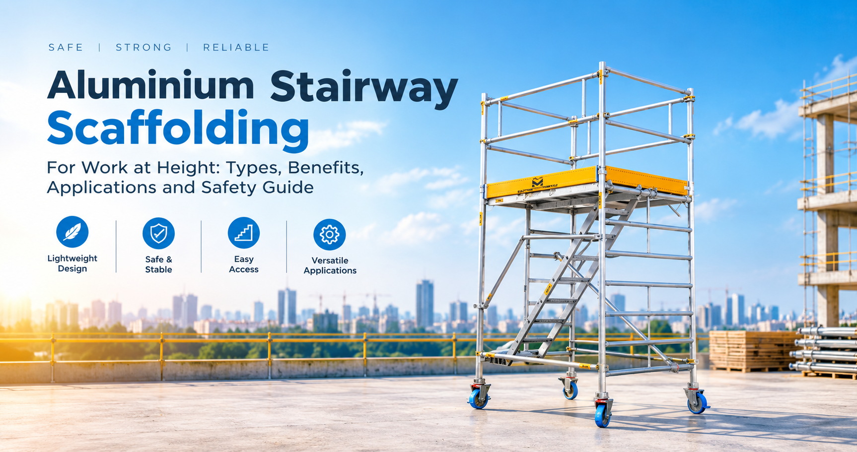 Aluminium Stairway Scaffolding for Work at Height: Types, Benefits, Applications and Safety Guide